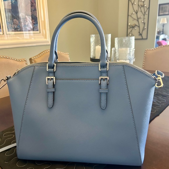 Michael Kors Ciara Large Leather Satchel - Picture 2 of 11